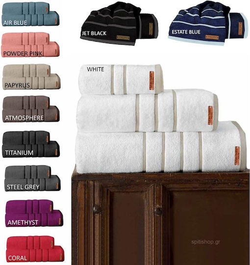 Makis Tselios Home Facecloth Private 50x90cm Papyrus Weight 600gr/m²