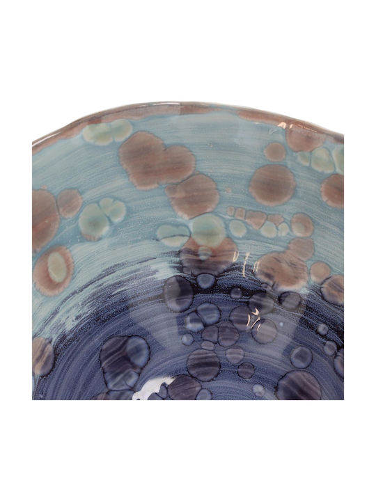 ArteLibre Decorative Bowl Blue 25x24.5x11.5cm