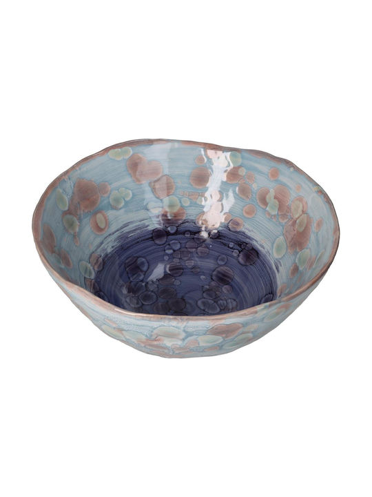 ArteLibre Decorative Bowl Blue 25x24.5x11.5cm