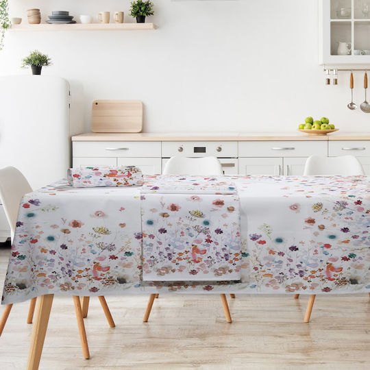 Das Home Τραπεζομάντηλο 0644 Εκρού / Λιλά / Σομόν 140x240εκ.