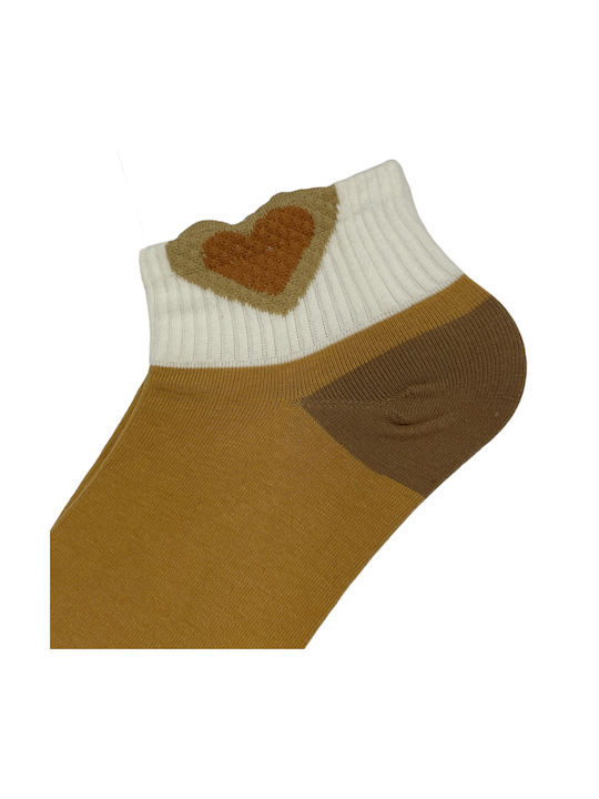 BIGMOUTH Women's Brown Sock -CP231-2