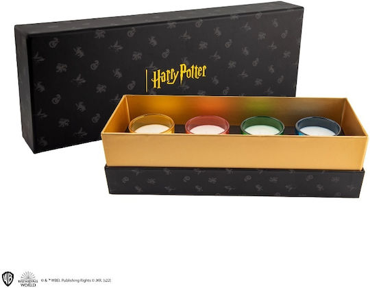 Cinereplicas Aromatic Soy Candle Harry Potter Hogwarts Houses in Jar Multicolour 4 Pieces