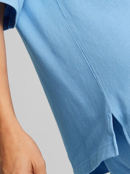 Classics Women's Pique Short Sleeve Shirt Light Blue