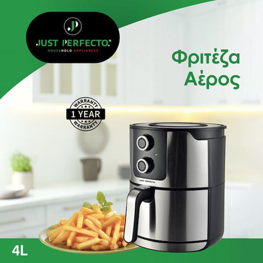 Just Perfecto Just Perfecto Air Fryer 4lt Λευκό