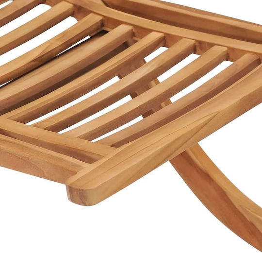 Outdoor-Stuhl Hölzernes Braun 50x90x69εκ.