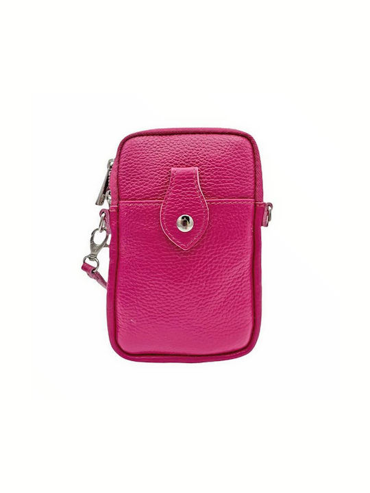 Savil Din piele Geantă de damă Crossbody Portocalie