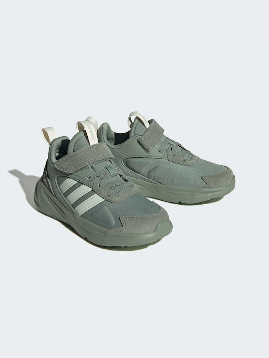 Adidas Παιδικά Sneakers Ozelle Silver Green / Linen Green / Off White
