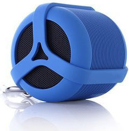 Sound Crush HR-687 Bluetooth Speaker 3W with Battery Life up to 10 hours Blue