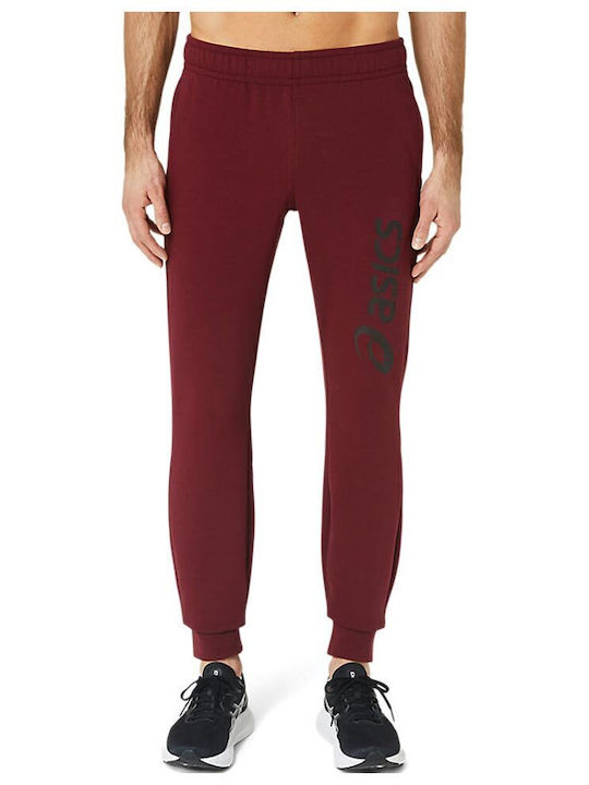 Sweatpants with Elastic Burgundy