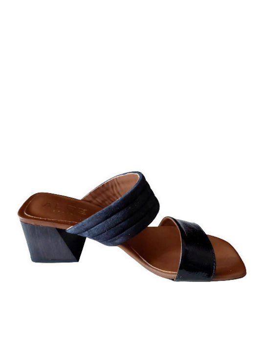Leder Sandalen Schwarz