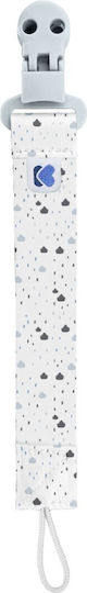 Kikka Boo Ribbon Pacifier Savanna made of Fabric Light Blue