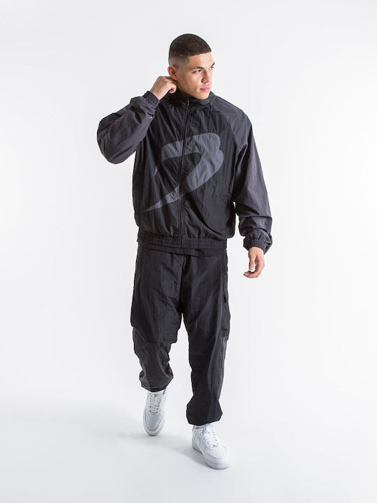 Men's Windbreaker Boxraw Walker Oversized - Triple Black