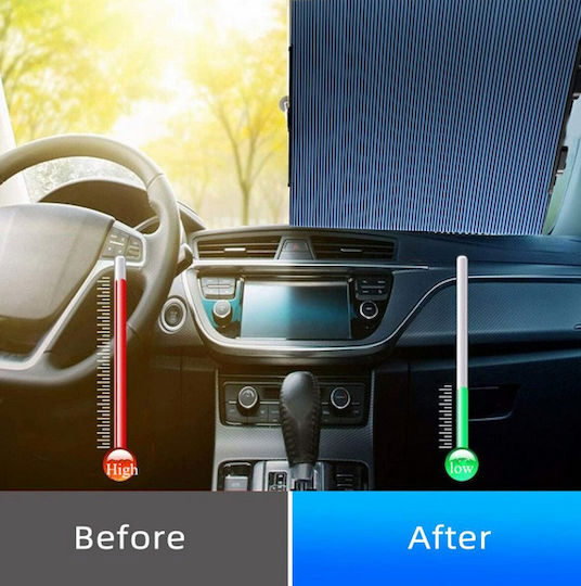 Internal Car Windshield Sunshade 135x65cm