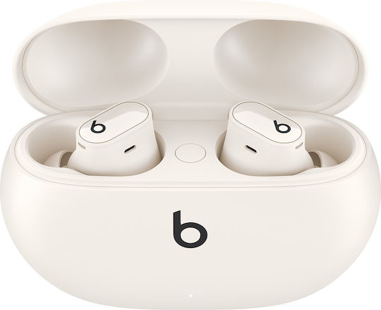 Beats Studio Buds+ Bluetooth Handsfree Ακουστικά με Αντοχή στον Ιδρώτα και Θήκη Φόρτισης Ivory