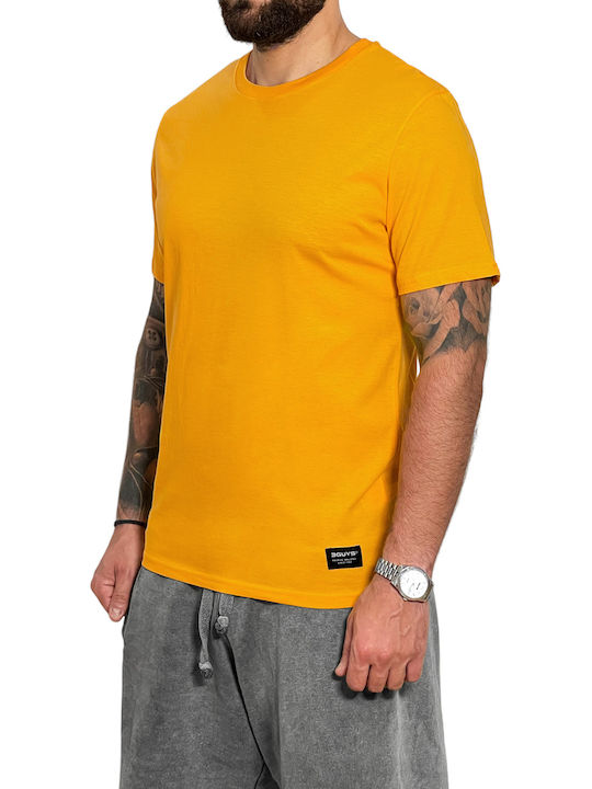 3Guys Ronald Men's Short Sleeve T-shirt Yellow