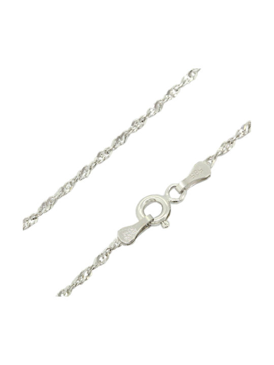 Fa Cad'oro Cruci Aur Alb 18K