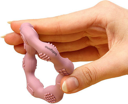 Babyono Be Active Inel Dentar De Silicon Pentru 0 Luni+ Albastru