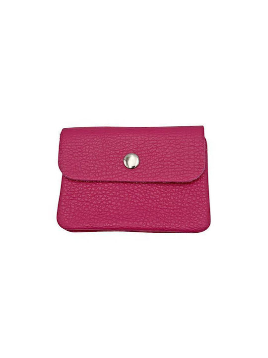 Savil Small Leather Women's Wallet Fuchsia