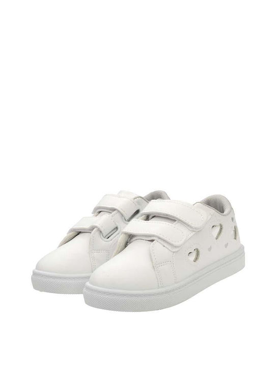 D.T. New York Kids Sneakers with Scratch White