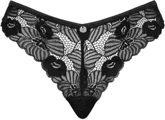 Obsessive Serena Love Γυναικείο Sexy Brazil Panties Μαύρο