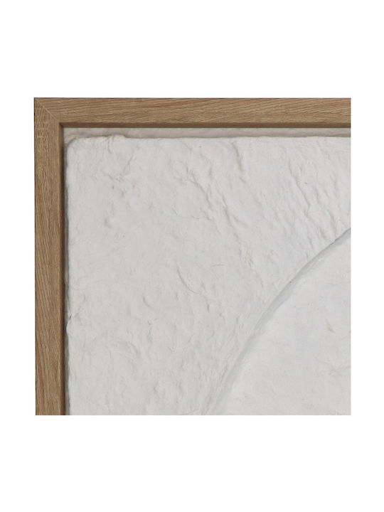 ArteLibre Brown Wall Decor made of Paper 40x3x60cm