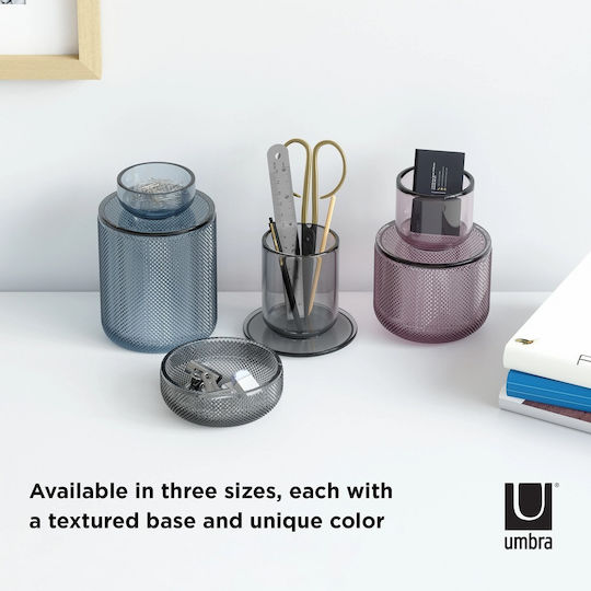 Umbra Декоративна ваза Стъкло Allira Medium Purple 10x10x15см 1бр