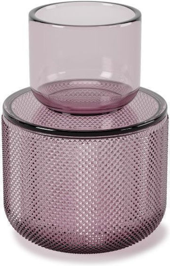 Umbra Βάζο Γυάλινο Allira Medium Μωβ Φ10xΥ15cm