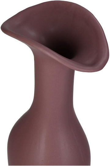 ArteLibre Vază Decorativă Ceramică Violet 10x7x33cm 1buc