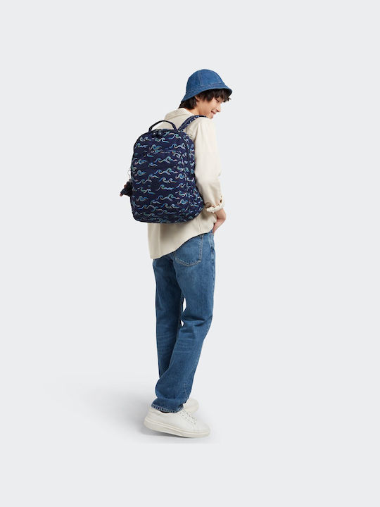 Kipling Seoul School Bag Backpack Elementary, Elementary Fun Ocean 27Liters