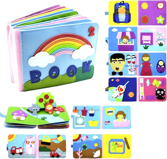 Cangaroo Activity Book Activity Book made of Fabric for 18++ Months