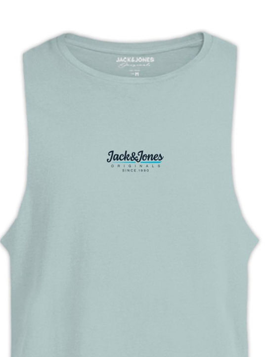 Jack & Jones Men's Short Sleeve T-shirt Pale Blue