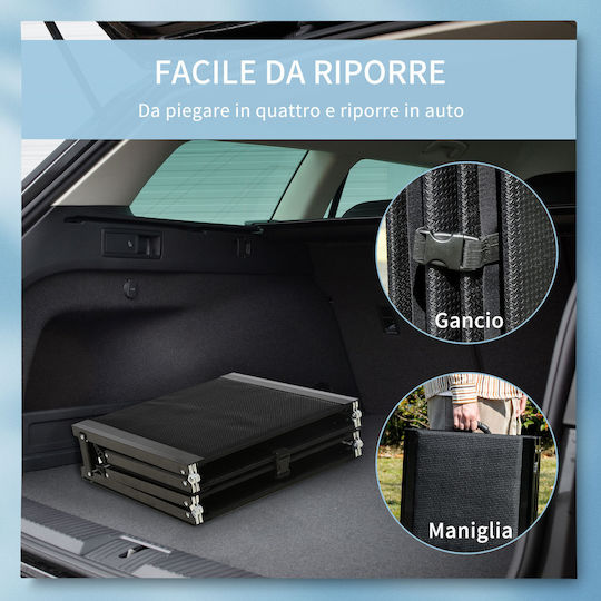 Pawhut Ramp Car for Dog 158x43.5x2.5cm Black