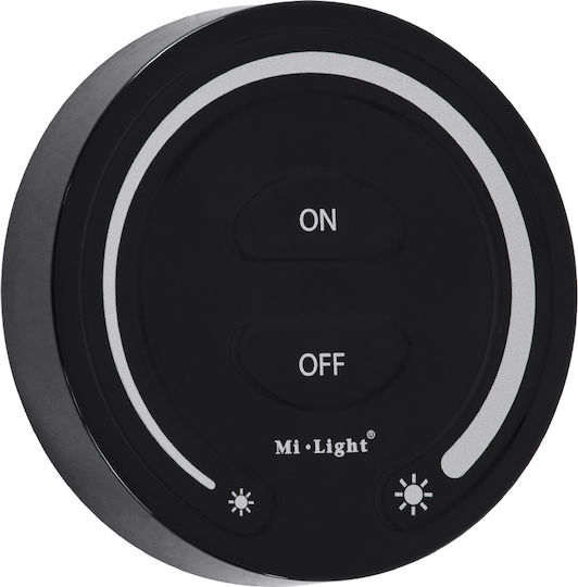 GloboStar Comutator Dimmer Cu Cadru LED Tactil În Culoare Neagră