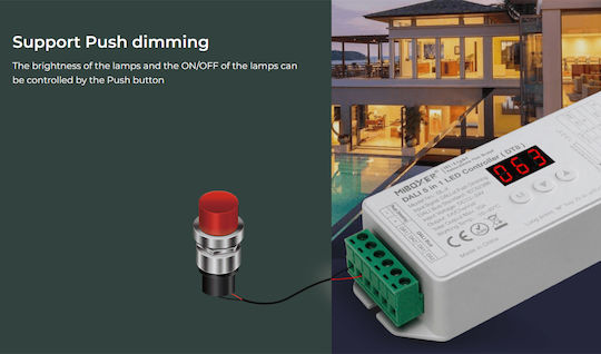 GloboStar Ασύρματο Dimmer και RGB Controller IR 71423
