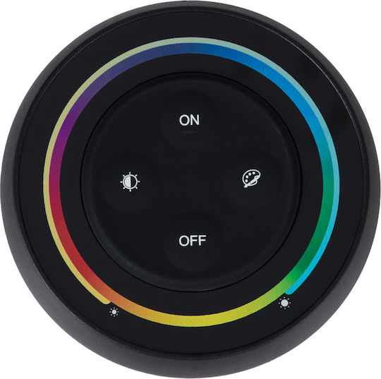 GloboStar Dimmer Switch with LED Touch Frame in Black Colour
