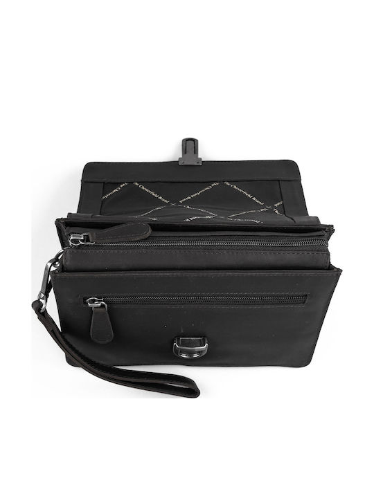Leather Men's Bag Shoulder / Crossbody Black
