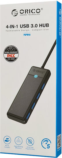 Orico Hub 4 Θυρών USB 3.0 με σύνδεση USB-C