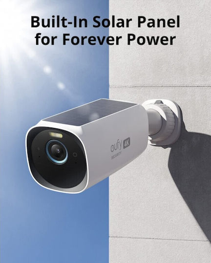 Eufy Surveillance System eufyCam 3 S330 3 Cameras Wireless Cameras IP 8MP with Control Hub