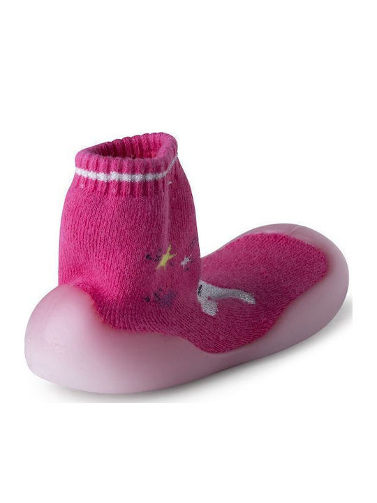 Tuc Tuc Kids' Long Slipper Socks Fuchsia Tuc Tuc Kids' Long Slipper Socks Fuchsia