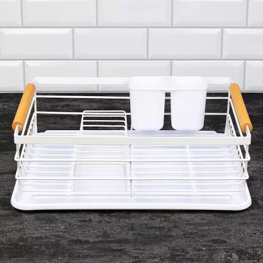 KING Hoff Sink Strainer Inox White 42.5x32x15.5cm