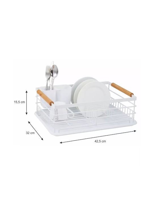 KING Hoff Sink Strainer Inox White 42.5x32x15.5cm