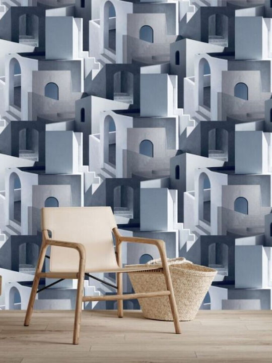 Wallpaper Arty Geometrique Trompe L'oeil Gray L1000xW53cm