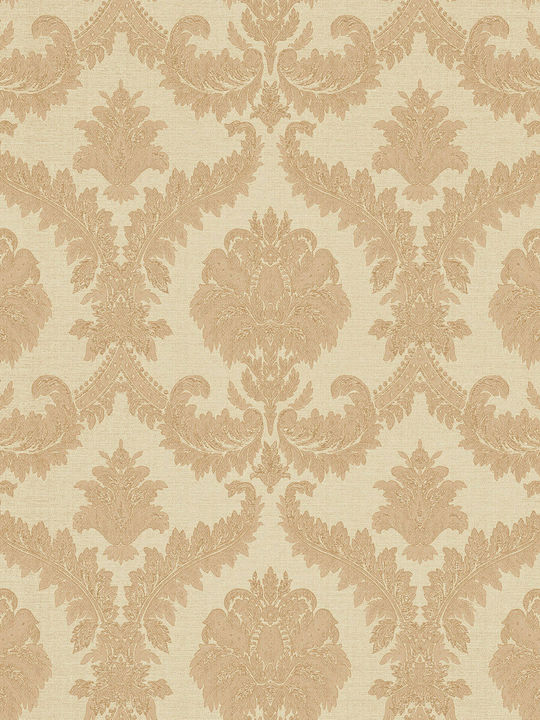 Wallpaper Vinyl Beige L1005xW53cm Washable