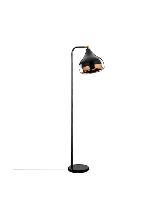 Yildo Floor Lamp H120xW30cm. with Socket for Bulb E27 Black