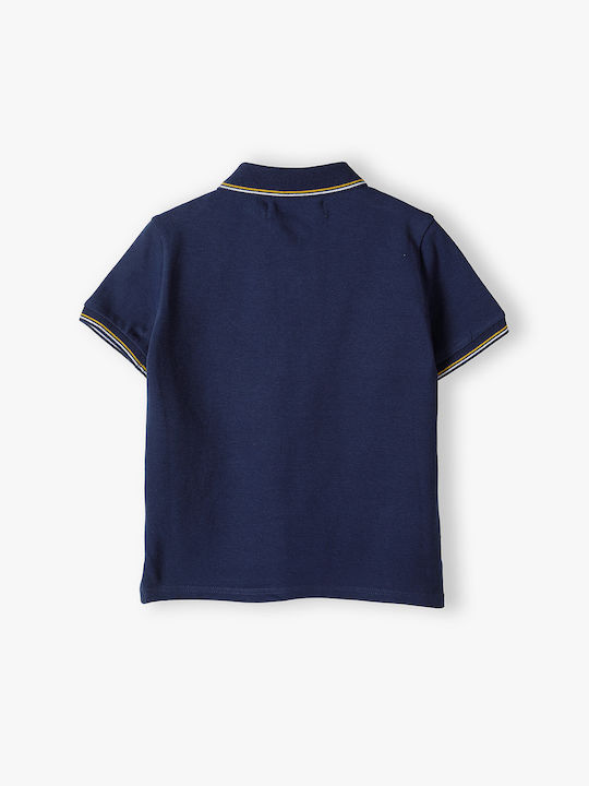 Minoti Kids Polo Short Sleeve Navy Blue