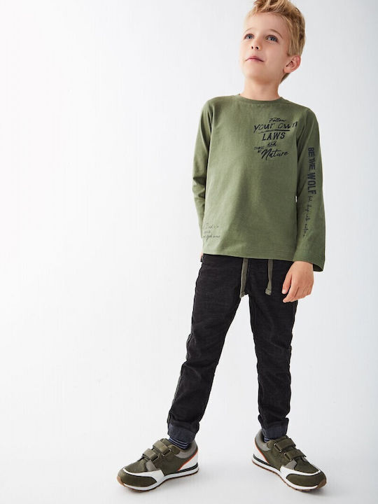 Kids' Shirt Long Sleeve Khaki