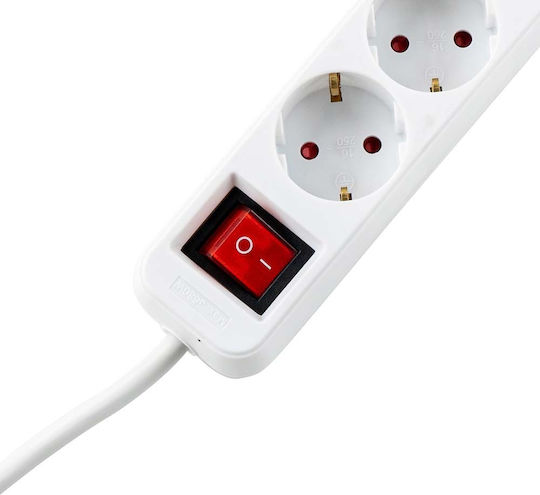 Muhler Power Strip 3 Positions with Switch and Cable 1.5m