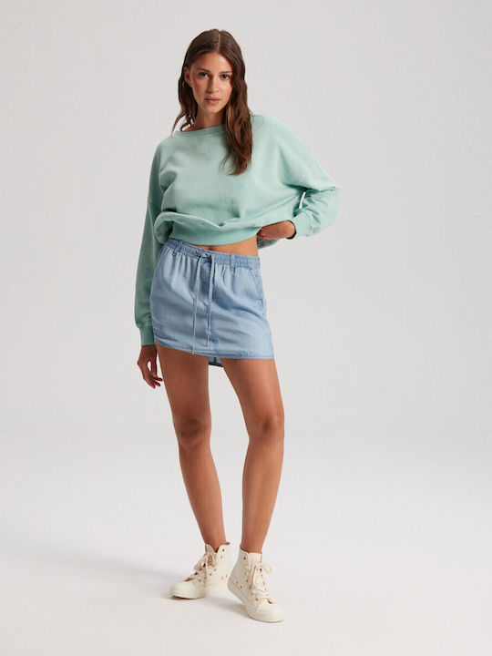 Diverse Skirt ARLETE - Dusty blue