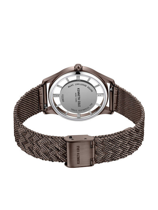 Kenneth Cole Women's Watch with Brown Metal Bracelet