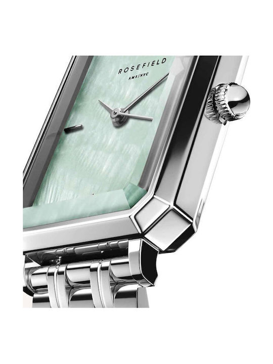 Rosefield Women's Watch with Silver Metal Bracelet